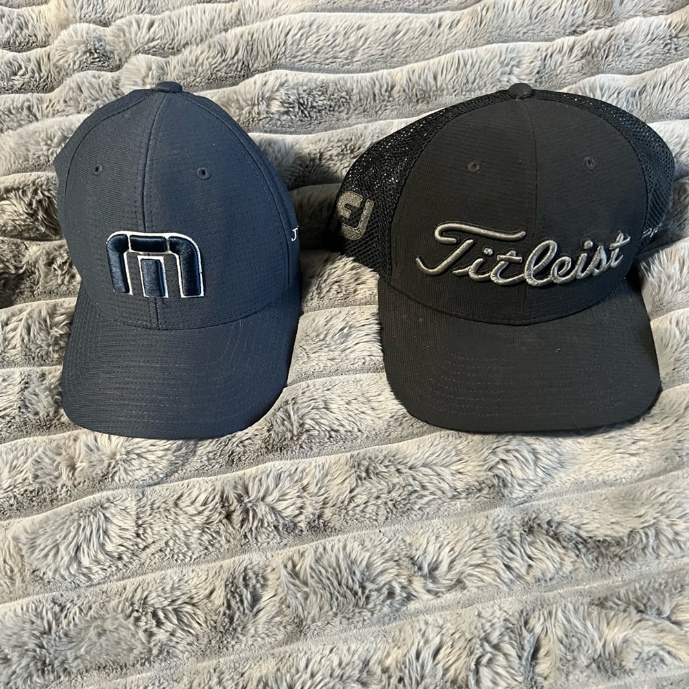 Titliest prov hat with Travis Matthew golf hats